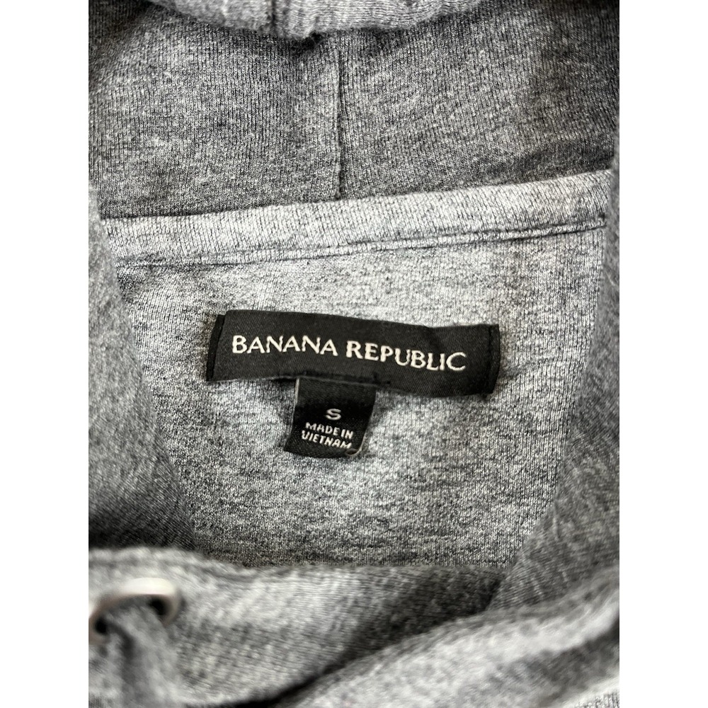 Banana Republic Long Sleeve Shirt Lightweight‎ Hoodie Sweatshirt Gray Women's S - Picture 5 of 8